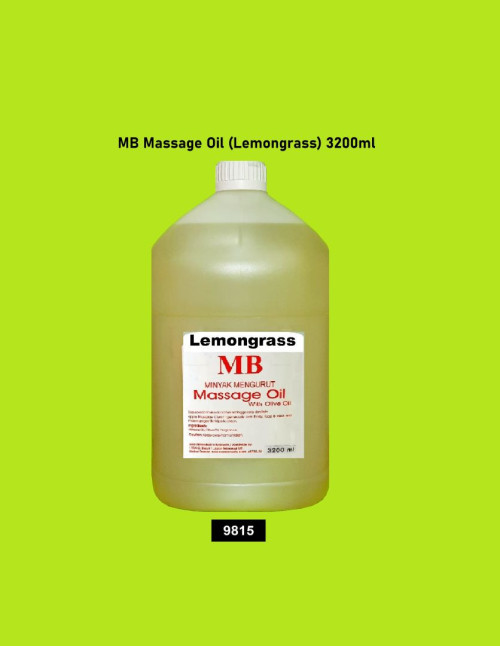 1c 9815 MB Massage Oil (Lemongrass) 3200ml