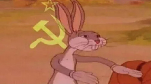 Communist Bugs Bunny Banner