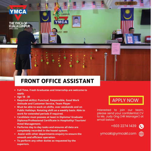 Front Office Asst