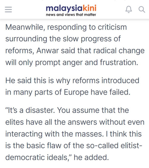 reforms elitist