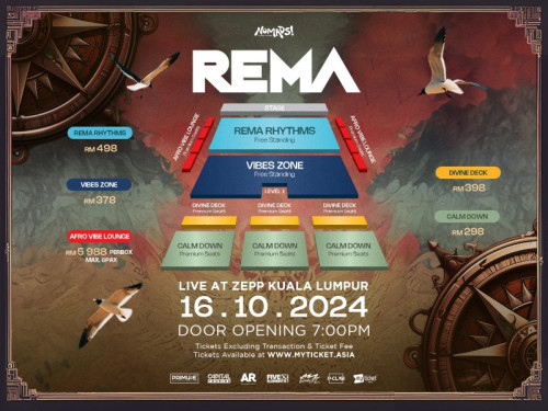 myticket Rema 800x600 Zeep Kuala Lumpur seating maps new modify