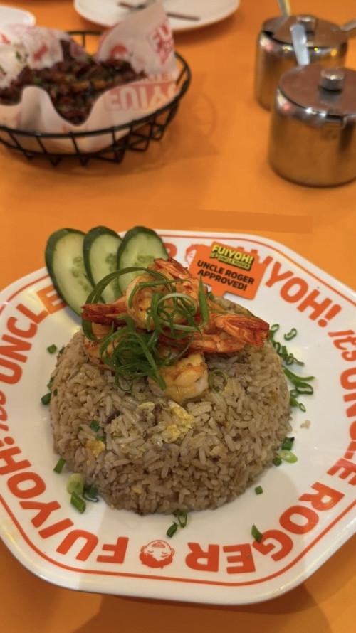 Roger fried rice bigger in new branch?