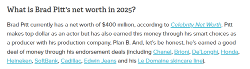 Brad Pitt's Net Worth (2025) Parade Google Chr