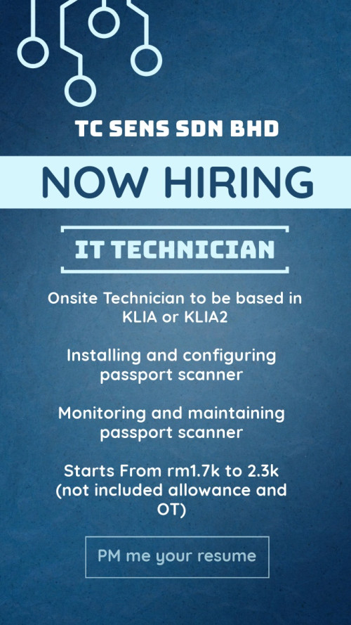 TCSENS vacancy