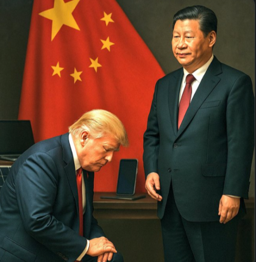 trumpo kneee