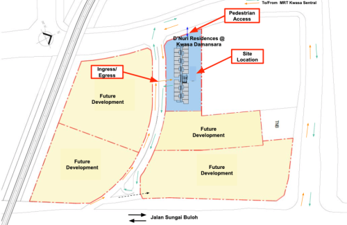 DNuri Residences @ Kwasa Damansara location 2 1024x666