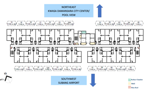 DNuri Residences @ Kwasa Damansara RM270000 Floor Plan 1024x645