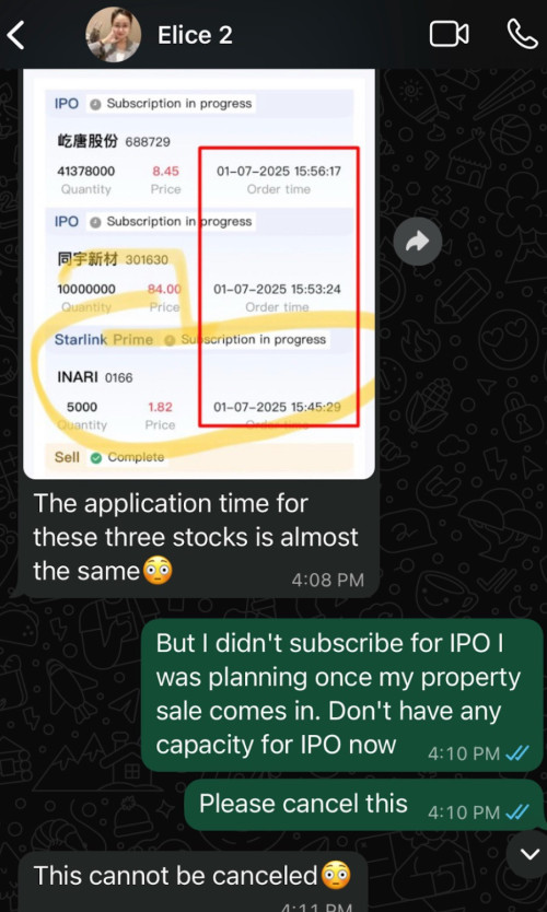 elice scam message 2
