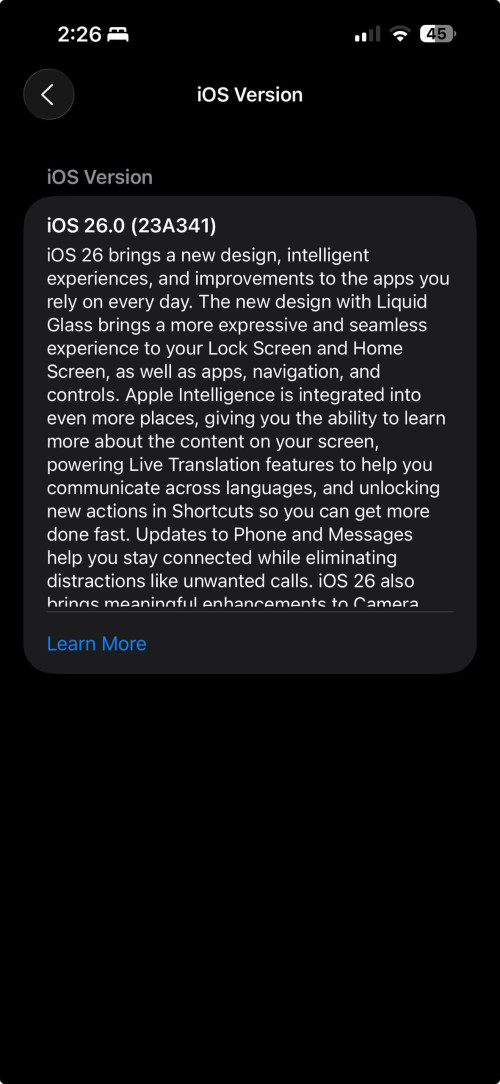 ios26 12