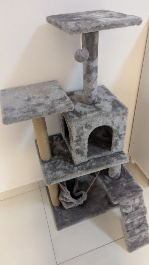 grey cat tree with multiple le 1766714197 eddf0571 progressive