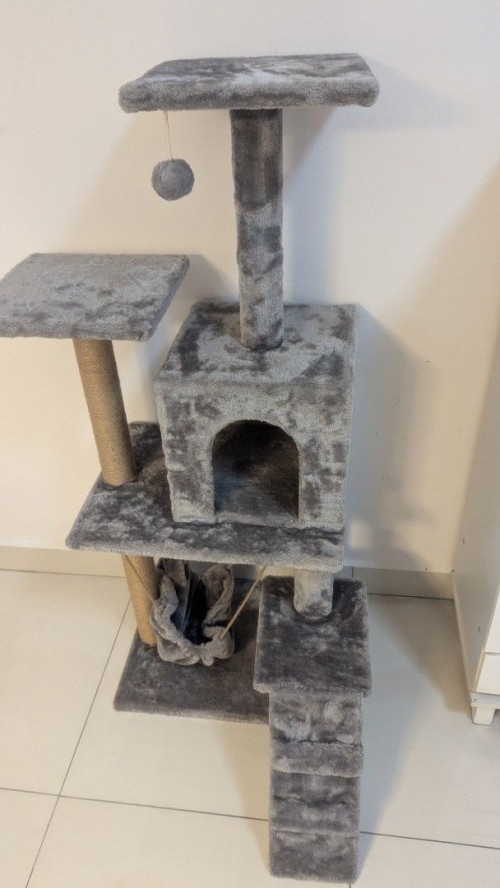 grey cat tree with multiple le 1766714197 8c8758e8 progressive