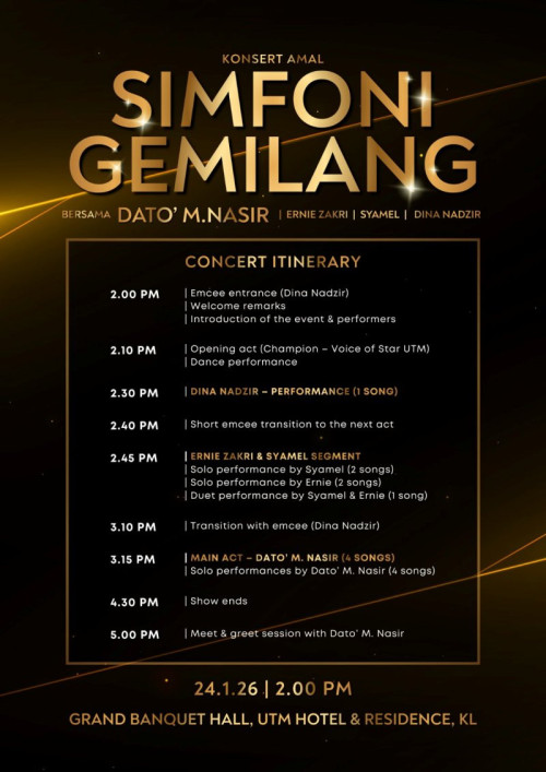 myticket SIMFONI GEMILANG SCHEDULE