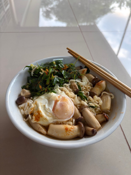 Todei morning unker eat maggi for breakfast