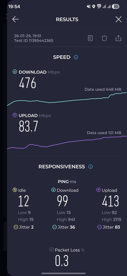 Screenshot 20260129 195454 Speedtest