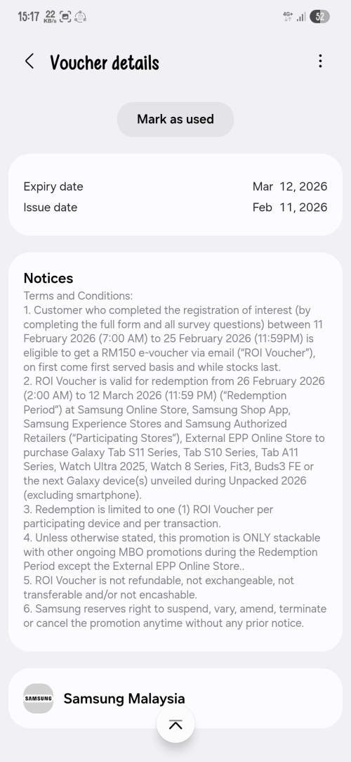 Screenshot 20260226 151740 Samsung Wallet