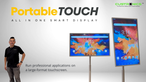 portable smart touch display