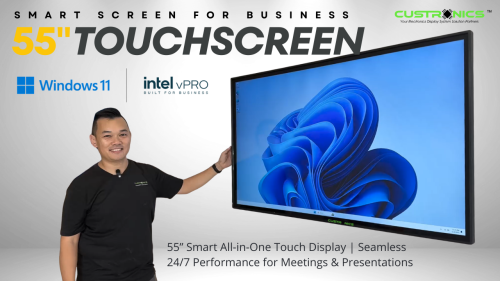 55” Smart All in One Touch Display Seamless 247 Performance for Meetings & Presentations
