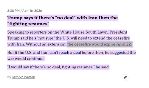 US Iran Ceasefire