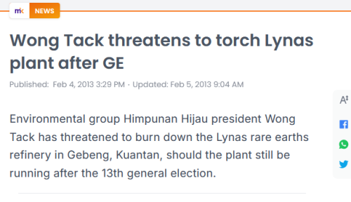 DAP Lynas