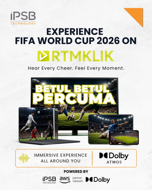 Experience FIFA World Cup 2026 on RTMKLIK - Now in Dolby Atmos