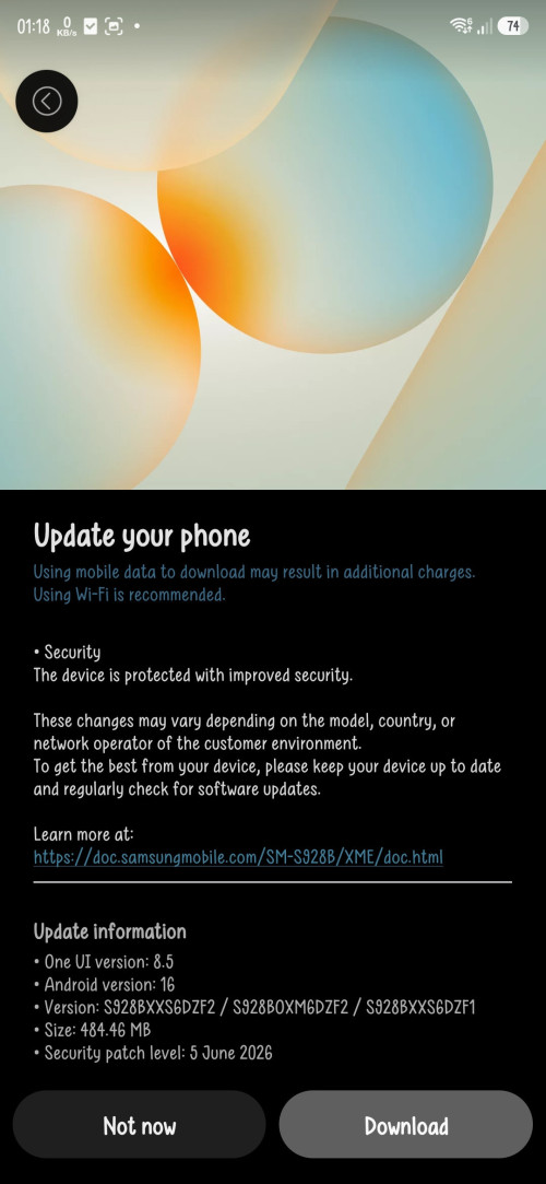 Screenshot 20260623 011807 Software update