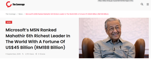 Mahathir Rich