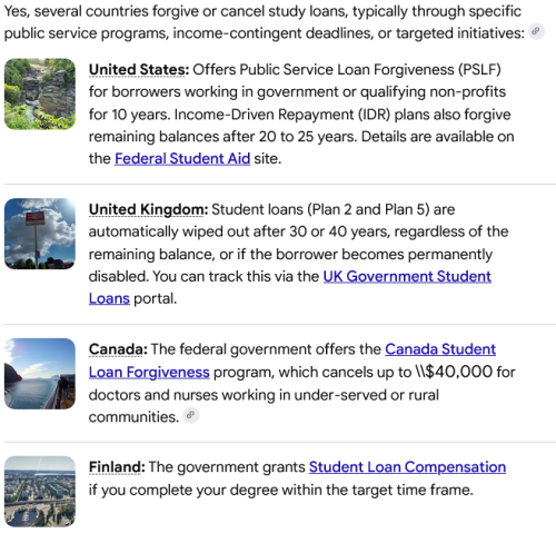 Screenshot 2026 07 14 at 20 05 45 does any country forgive study loans Google Search