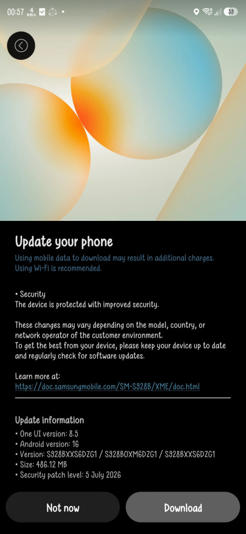 Screenshot 20260721 005718 Software update