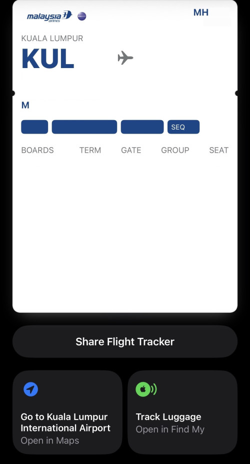 MAS New Boarding Pass
