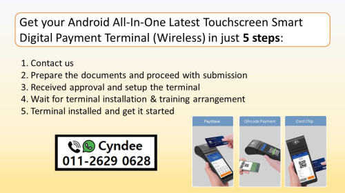 Z Android All In One Latest Touchscreen Smart Digital Payment Terminal (Wireless) Flow