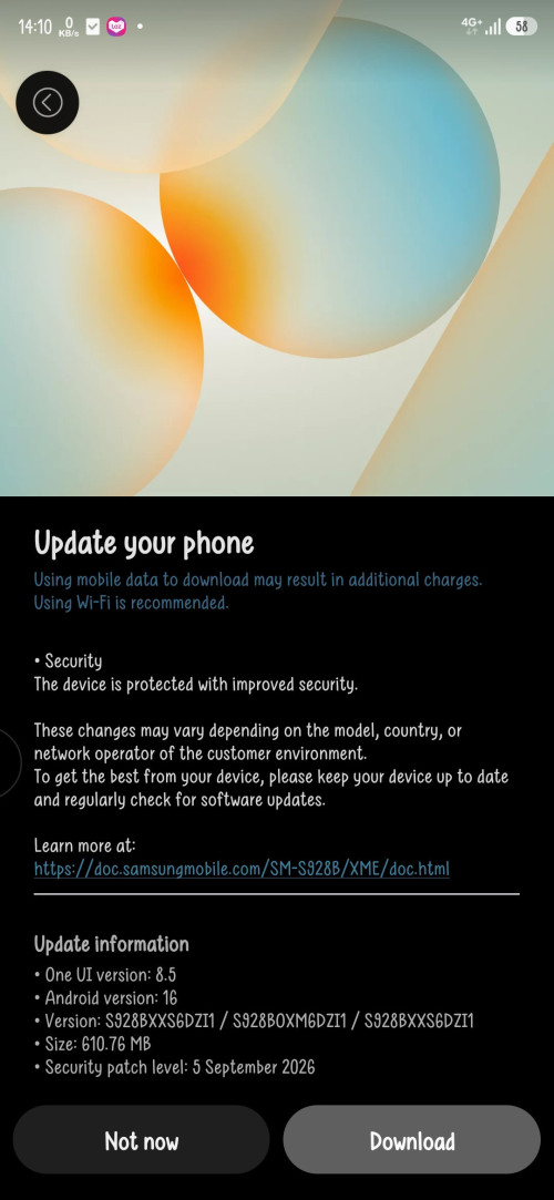 Screenshot 20260929 141005 Software update
