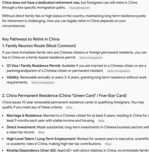 Screenshot 2026 10 04 at 15 56 21 Retiring in China as a Foreigner Google Gemini